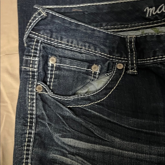 Maurices Dark Blue Boot Cut Jeans - Picture 3 of 10